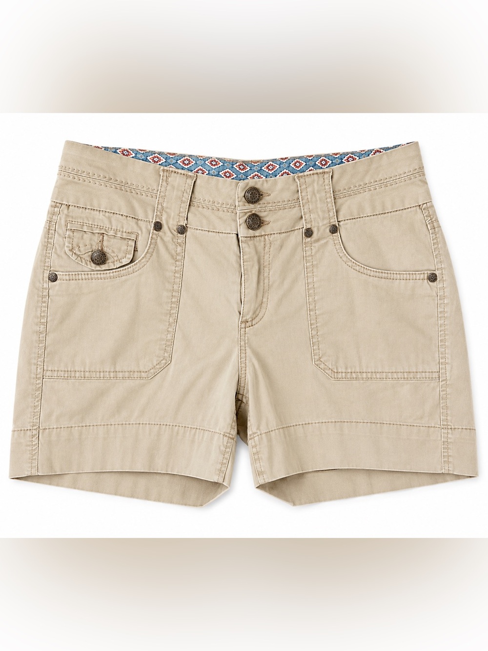 ONE 5 ONE Utility Cargo Shorts | Women’s 10 | Tan Khaki Beige